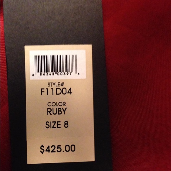 🎁🌹New Rachel Zoe Red Ruffled Dress🌹🎁 - Picture 7 of 7